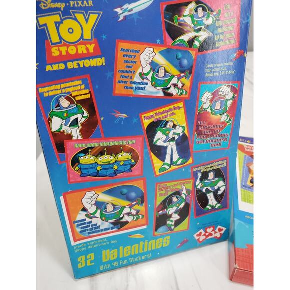 Vintage Disney Pixar Toy Story 1 & Toy Story 2 Valentines Classroom Cards lot 2 - Picture 7 of 11